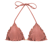 Carica l&#39;immagine nel visualizzatore di Gallery, Product Front: Rio De Sol Haut Top Shimmer-Copper Frufru
