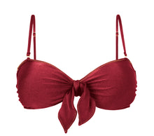 Carica l&#39;immagine nel visualizzatore di Gallery, Product Front: Rio De Sol Haut Top Shimmer-Divino Bandeau-Knot
