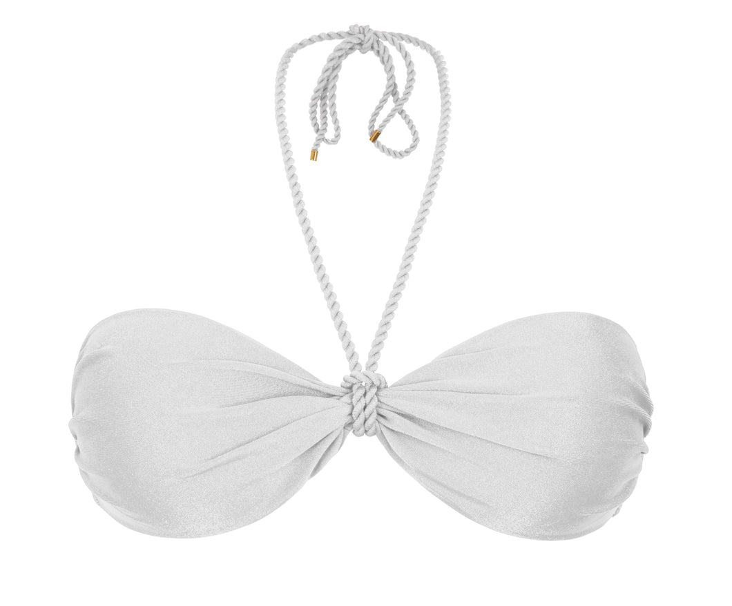 Product Front: Rio De Sol Haut Top Shimmer-White Twist