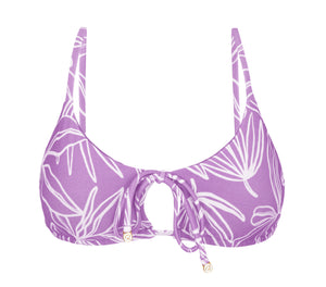Product Front: Rio De Sol Haut Top Trail-Purple Tank-Tie