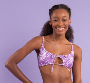 Image 13: Rio De Sol Haut Top Trail-Purple Tank-Tie