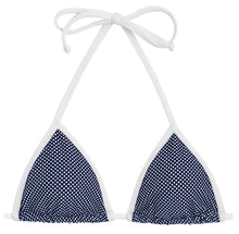 Carica l&#39;immagine nel visualizzatore di Gallery, Product Front: Rio De Sol Haut Top Tri Micro Poa White
