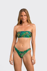 Model Front: Rio De Sol Haut Top Wilds Bandeau-Reto