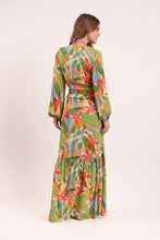 Carica l&#39;immagine nel visualizzatore di Gallery, Model Back: Rio De Sol Vêtement De Plage Tropical Long Dress Verona
