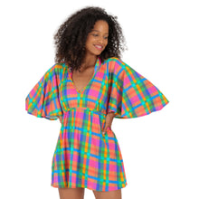 Carica l&#39;immagine nel visualizzatore di Gallery, Gallery: Rio De Sol Mini Dress Tulip-Garden Mini Dress
