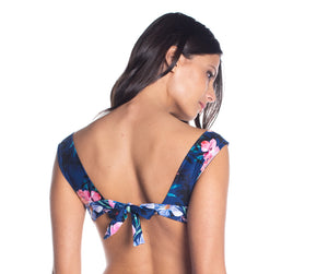 Model Back: Saha Haut Top Sierra Floral Night
