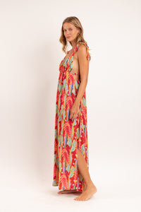 Sea-Bloom Long Dress Chiara