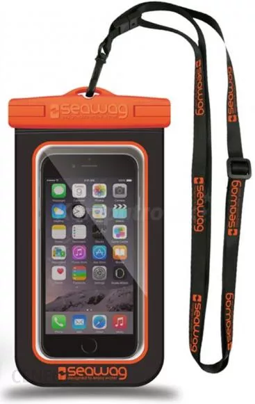 Model Front: Seawag Sac De Plage Seawag Black & Orange Waterproof Case 5.7