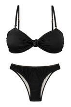 Carica l&#39;immagine nel visualizzatore di Gallery, Set Shimmer-Black Bandeau-Joy Essential
