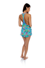 Carica l&#39;immagine nel visualizzatore di Gallery, T-Back Mini Dress Aqua

