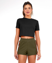 Carica l&#39;immagine nel visualizzatore di Gallery, T-Shirt Skin Fit Cropped 1983 Preto
