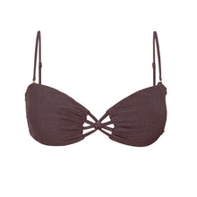 Carica l&#39;immagine nel visualizzatore di Gallery, Top Malibu-Ebano Bandeau-Iris

