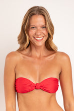 Carica l&#39;immagine nel visualizzatore di Gallery, Top Microfibra-Chic-Red Bandeau-Joy
