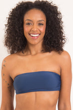 Carica l&#39;immagine nel visualizzatore di Gallery, Top Navy Bandeau-Reto
