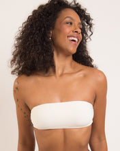 Carica l&#39;immagine nel visualizzatore di Gallery, Top Off-White Bandeau-Reto
