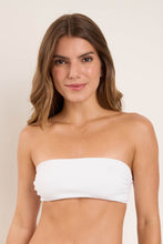 Carica l&#39;immagine nel visualizzatore di Gallery, Top Sand-White Bandeau-Reto
