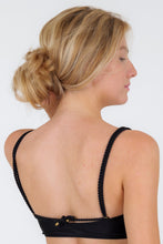 Carica l&#39;immagine nel visualizzatore di Gallery, Top Shimmer-Black Bandeau-Reto
