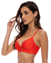 Carica l&#39;immagine nel visualizzatore di Gallery, Top Underwire Hot Tropics Red
