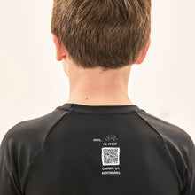 Carica l'immagine nel visualizzatore di Gallery, Image 04: Uv Line T-Shirt Acqua Qr Code Preto Upf50+
