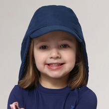 Carica l&#39;immagine nel visualizzatore di Gallery, Model Front: Uv Line Chapeau Legionnaire Cap Leg Basic Kids Imp Inf Marinho
