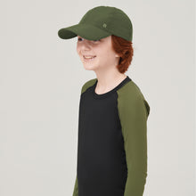 Carica l&#39;immagine nel visualizzatore di Gallery, Image 02: Uv Line Casquette Cap Teen Colors Verde Militar Upf50+
