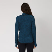 Carica l&#39;immagine nel visualizzatore di Gallery, Model Back: Uv Line Fitness Haut Casaco Newfit Petroleo Upf50+
