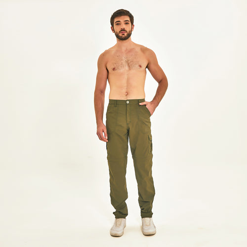 Model Front: Uv Line Fitness Bas Chelsea Verde Militar Upf50+