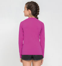 Carica l&#39;immagine nel visualizzatore di Gallery, Model Back: Uv Line T-Shirt Kids Fpu50+ Uvpro Long Sleeve T-Shirt Pink Uv
