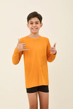 Carica l&#39;immagine nel visualizzatore di Gallery, Gallery: Uv Line T-Shirt Kids Longsleeve Uvpro Laranja
