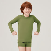 Carica l&#39;immagine nel visualizzatore di Gallery, Image 02: Uv Line T-Shirt Longsleeve Uvrpo Inf Verde Militar Upf50+
