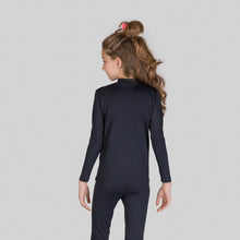 Carica l&#39;immagine nel visualizzatore di Gallery, Image 05: Uv Line T-Shirt Rash Guard Kids High-Neck Black Upf50+
