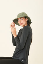 Carica l&#39;immagine nel visualizzatore di Gallery, Image 02: Uv Line Chapeau Souple/Capeline San Remo Militar Preto Upf50+
