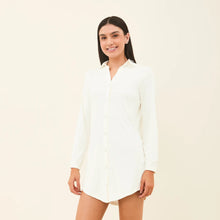 Carica l&#39;immagine nel visualizzatore di Gallery, Image 02: Uv Line Chemise Shirtdress Copenhagen Offwhite Upf50+
