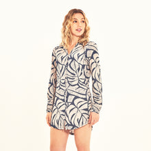 Carica l&#39;immagine nel visualizzatore di Gallery, Image 02: Uv Line Chemise Shirtdress Costela Aco Off White Upf50+
