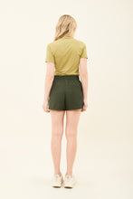 Carica l&#39;immagine nel visualizzatore di Gallery, Model Back: Uv Line Fitness Bas Short Race Verde Militar Upf50+
