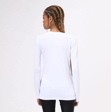 Carica l&#39;immagine nel visualizzatore di Gallery, Model Back: Uv Line Fitness Haut Sport Fit Branco Fem
