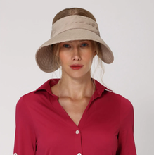Carica l&#39;immagine nel visualizzatore di Gallery, Model Front: Uv Line Visière Tokyo Fpu50+ Visor Khaki Uv
