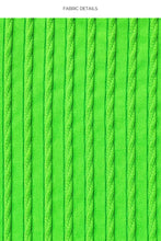 Carica l&#39;immagine nel visualizzatore di Gallery, Bottom Wavy Ruched Que Sera Sera Neon Lime
