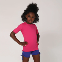 Carica l&#39;immagine nel visualizzatore di Gallery, Camiseta Kids Uvpro Mc Pink UPF50+
