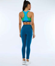 Carica l&#39;immagine nel visualizzatore di Gallery, Legging Supplex Com Laser No Cos Verde Deep
