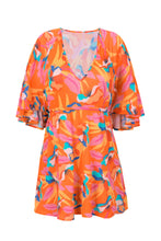 Carica l&#39;immagine nel visualizzatore di Gallery, Orange Bloom Mini Dress
