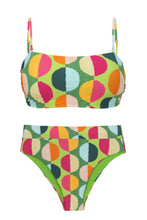 Carica l&#39;immagine nel visualizzatore di Gallery, Set Garden-City Bandeau-Reto Hotpant-Cos
