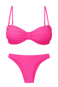 Set Malibu-Rosa Bandeau-Duo Essential