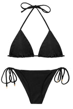 Carica l&#39;immagine nel visualizzatore di Gallery, Set Shimmer-Black Tri-Inv Cheeky-Tie
