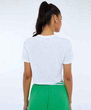 Carica l&#39;immagine nel visualizzatore di Gallery, T-Shirt Nylon Dry Alto Giro Branco
