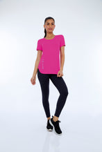 Carica l&#39;immagine nel visualizzatore di Gallery, T-Shirt Skin Fit Inspiracionais Pink Choque
