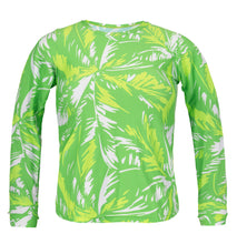 Carica l&#39;immagine nel visualizzatore di Gallery, Top Green-Palms Rash-Guard
